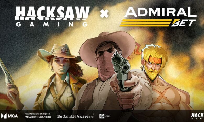 Admiral Bet partners with Hacksaw Gaming