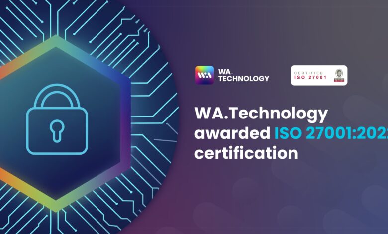 WA.Technology ISO Certification