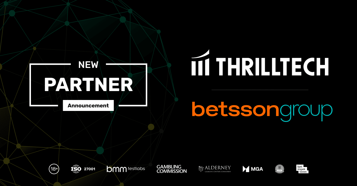 ThrillTech signs global partnership with Betsson Group to power enhanced jackpot innovation