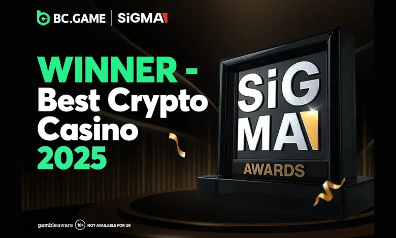 BC.GAME Wins “Best Crypto Casino” at SiGMA Central Europe Awards 2025