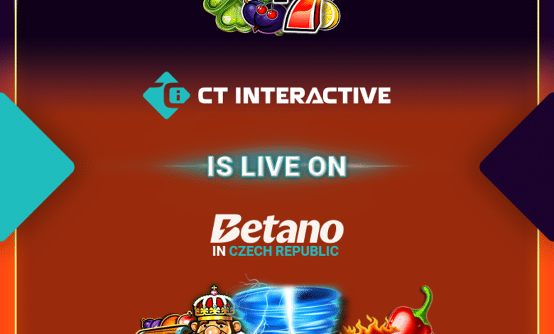 CT Interactive goes live on Betano.cz