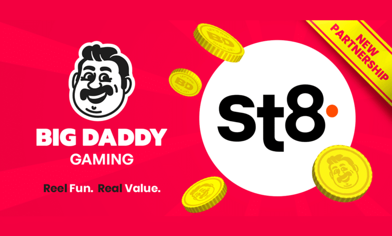 Big Daddy Gaming® goes live with casino games aggregator St8