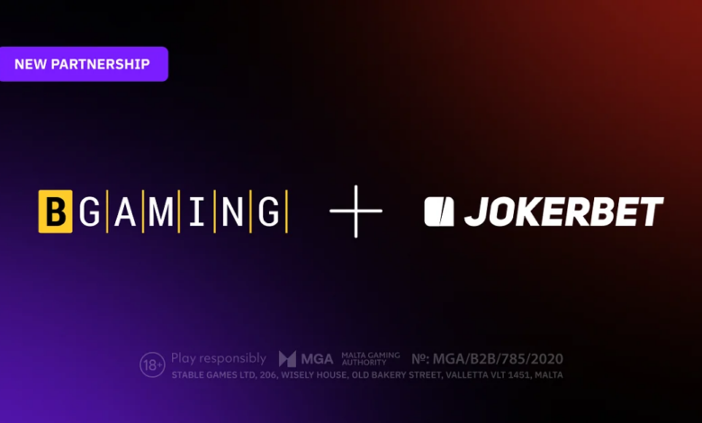 BGaming strikes content deal with Spain’s JOKERBET