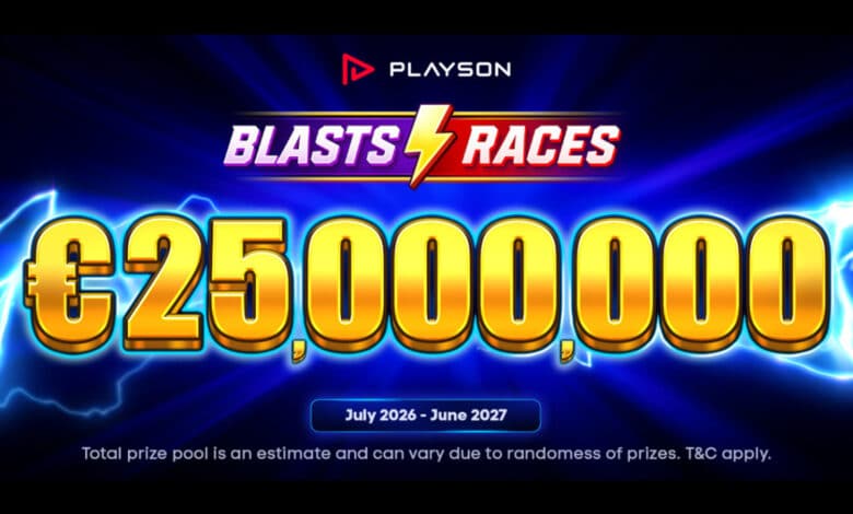 Playson plans €25m BLASTS & RACES network promotion from July 2026