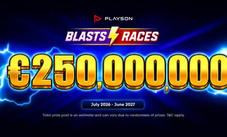 Playson launches new €25M Blast & Races campaign