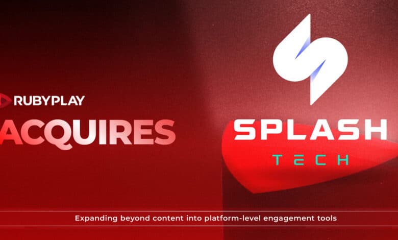 RubyPlay builds on strong growth momentum with Splash Tech acquisition