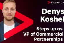 Playson promotes Denys Koshel to VP of Commercial Partnerships