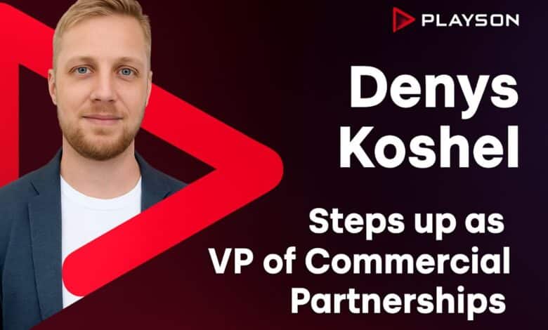 Playson promotes Denys Koshel to VP of Commercial Partnerships