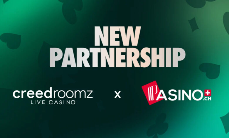 CreedRoomz signs live casino deal with Groupe Partouche’s PASINO.ch in Switzerland.