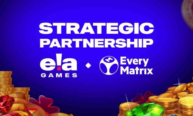 ELA Games Partners With EveryMatrix to Expand Global Slot Distribution.